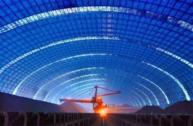 丹江口亿优钢构工程师为您解析原料场封闭技术的特点和类型